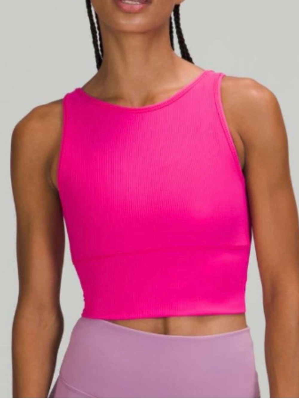Lululemon power pivot ribbed tank top